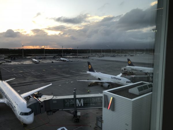 View on the apron from the First Class Lounge