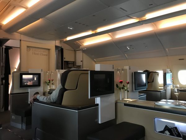Lufthansa A380 First Class Cabin