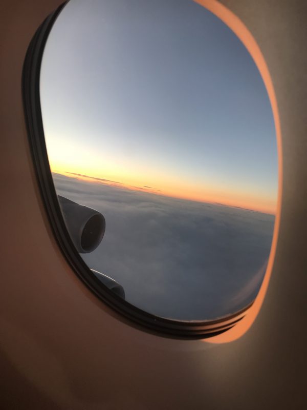 Somewhere above the clouds