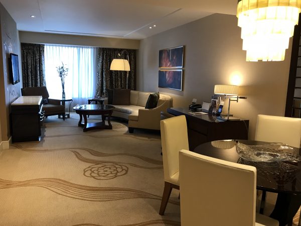 King Premier Suite living room