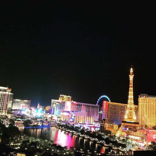 Las Vegas pada malam hari